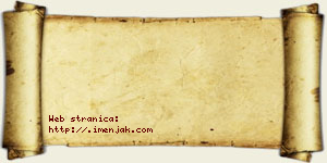 Kristina Katana vizit kartica